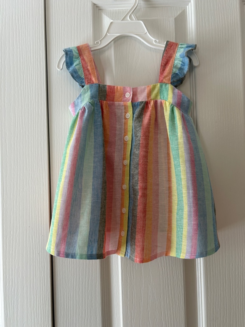 GAP Pastel Rainbow Striped Dress - Multi